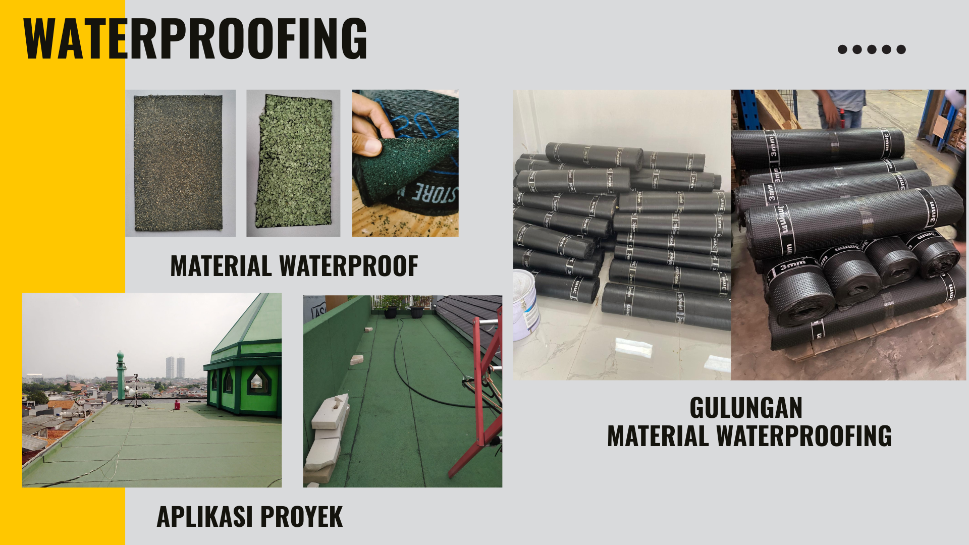 Yellow Gray and Black Minimalist industries Presentation