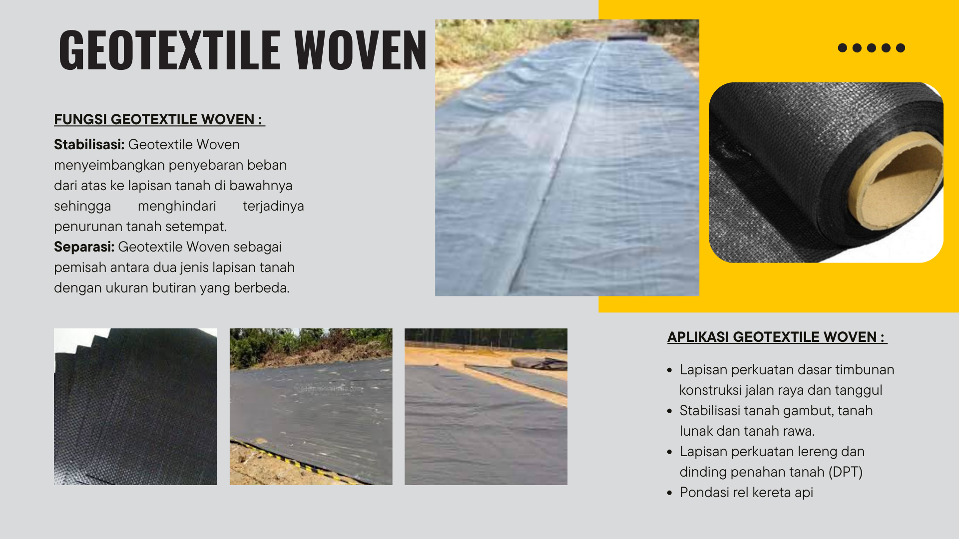 Yellow Gray and Black Minimalist industries Presentation(3)